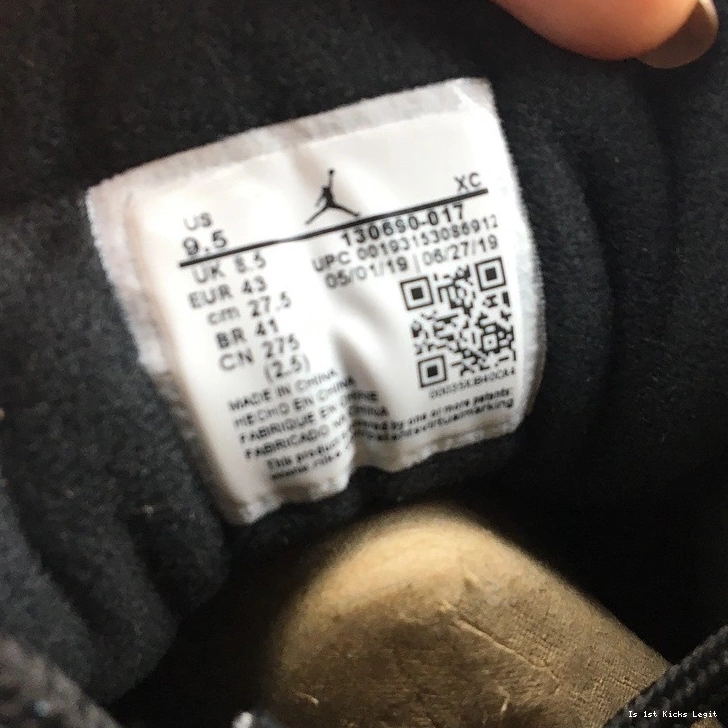 Taxi 12 Retro  Jordan Reverse 130690-017 0918